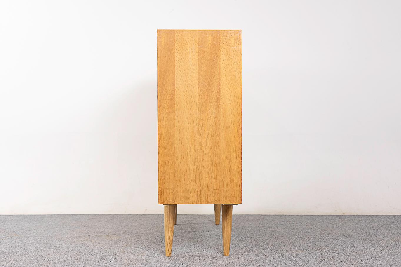 Danish Modern Oak Bookcase For Sale 3