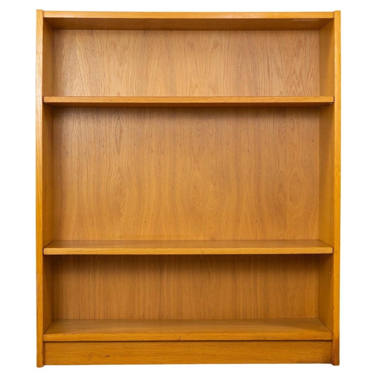 Danish Modern Oak Bookcase
