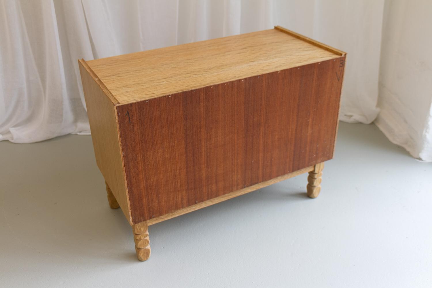Danish Modern Oak Cabinet by Kjærnulf, 1960s 14