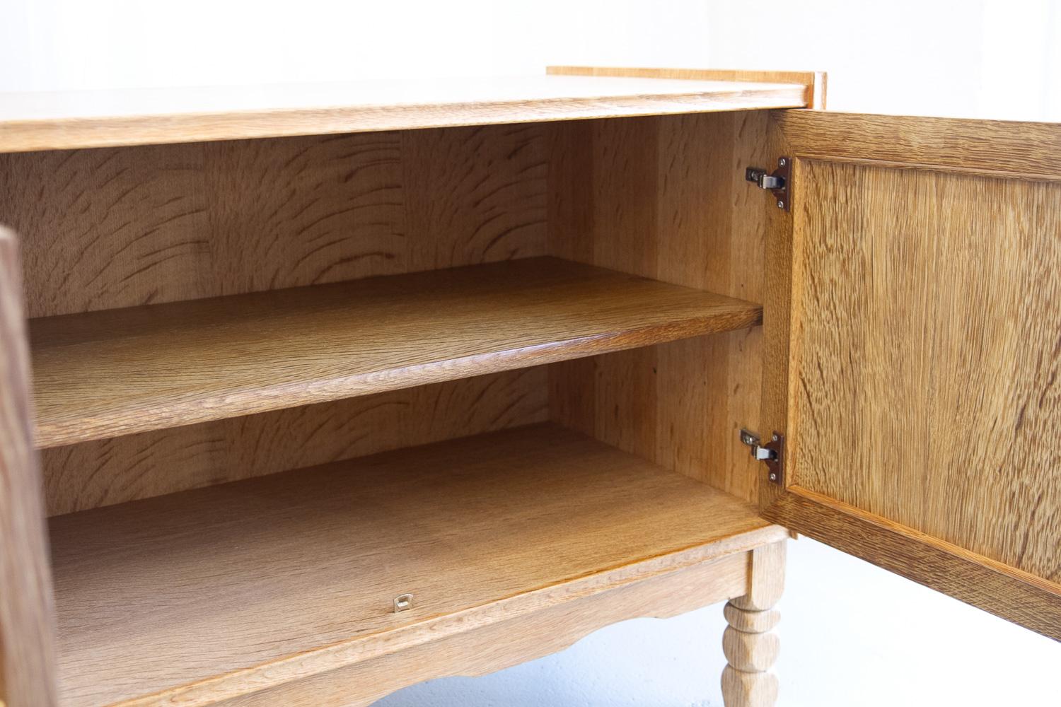 Danish Modern Oak Cabinets by Kjærnulf, 1960s. Set of 2. 1