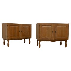 Armoires modernes danoises en Oak par Kjærnulf, années 1960. Ensemble de 2.