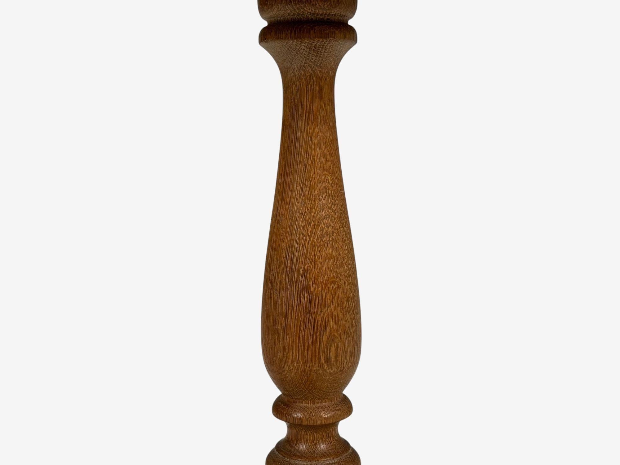 Fin du 20e siècle Table d'appoint moderne danoise, Oak, céramique, Danemark, 1975 en vente