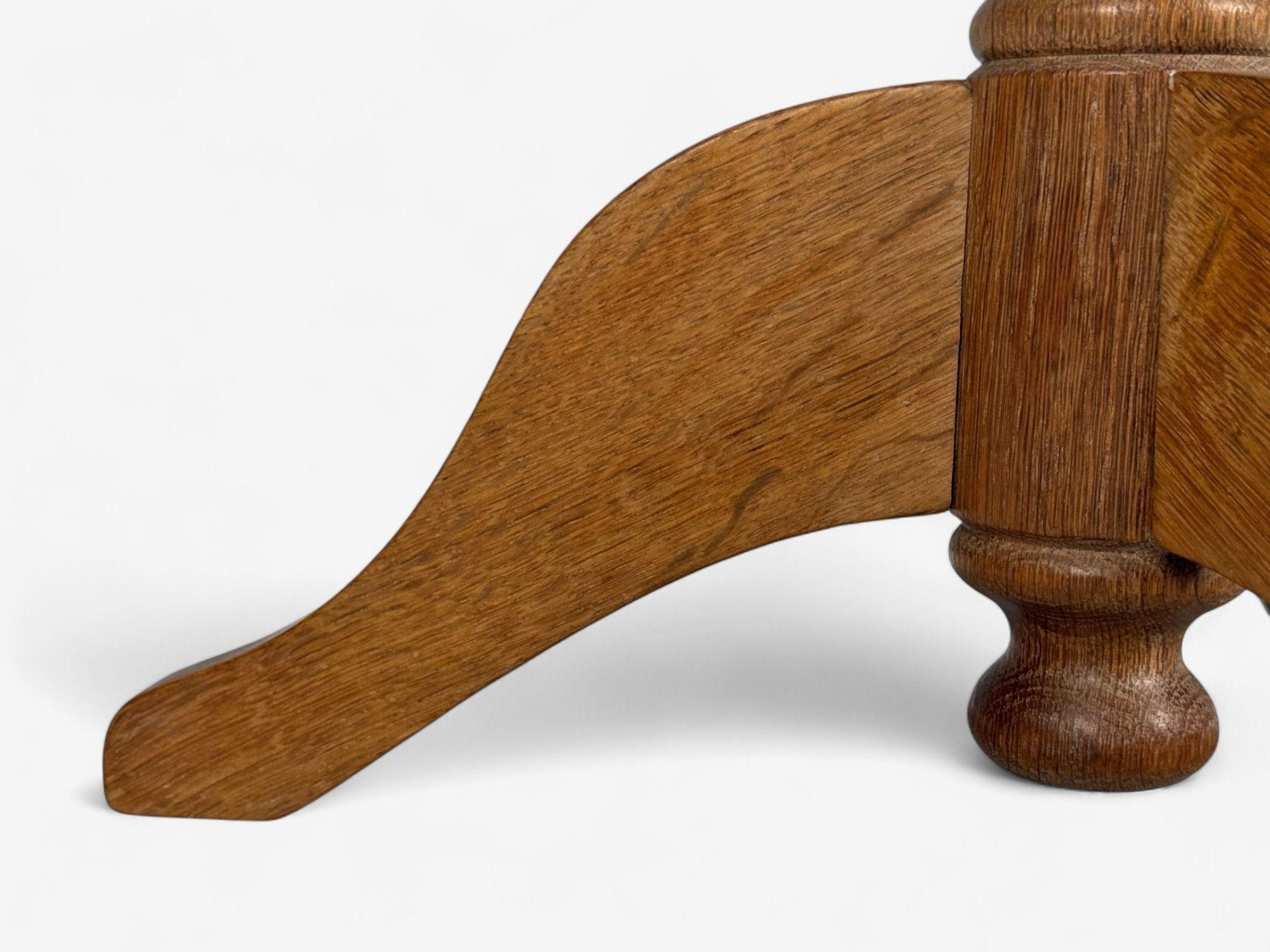 Table d'appoint moderne danoise, Oak, céramique, Danemark, 1975 en vente 1