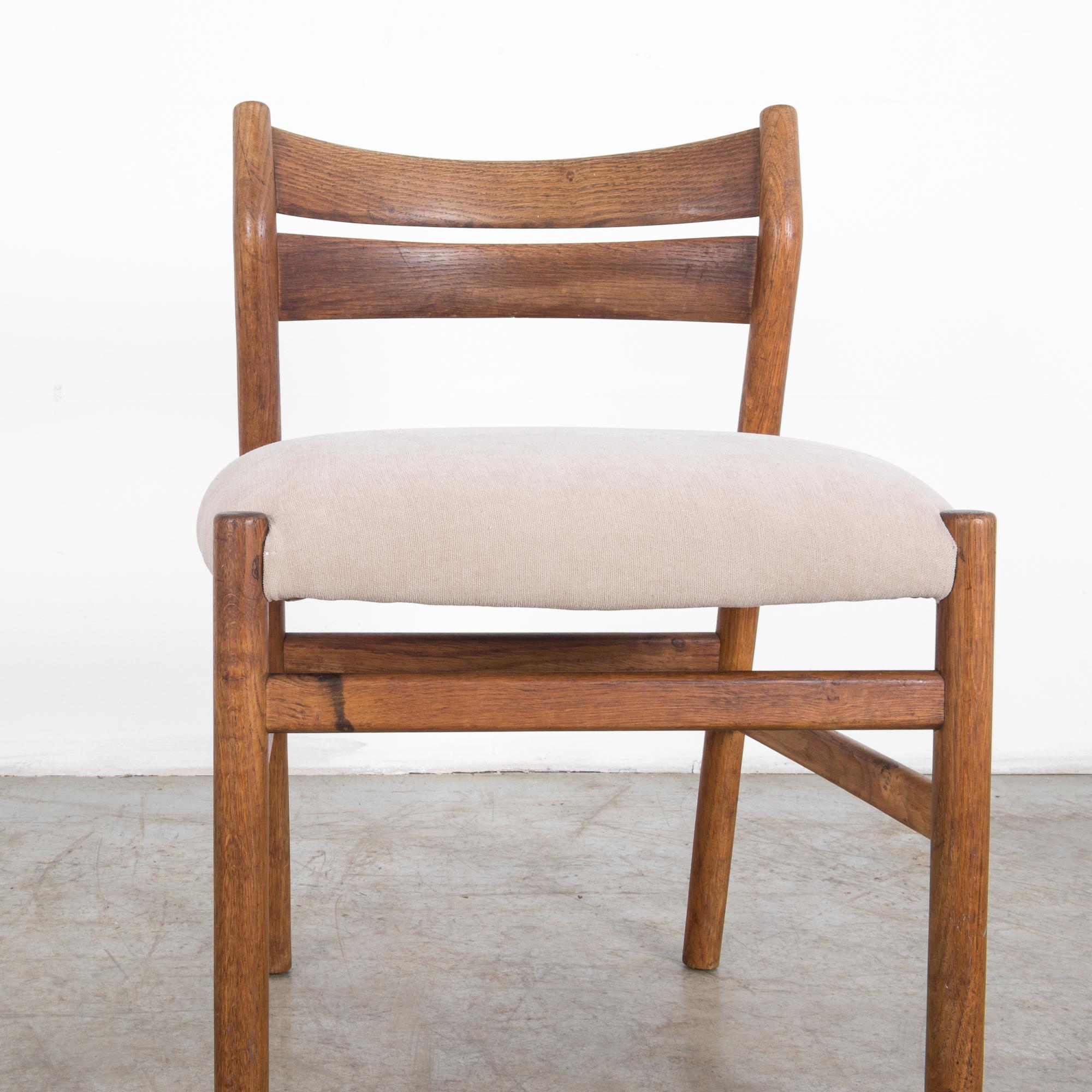 Danish Modern Oak Chair 1