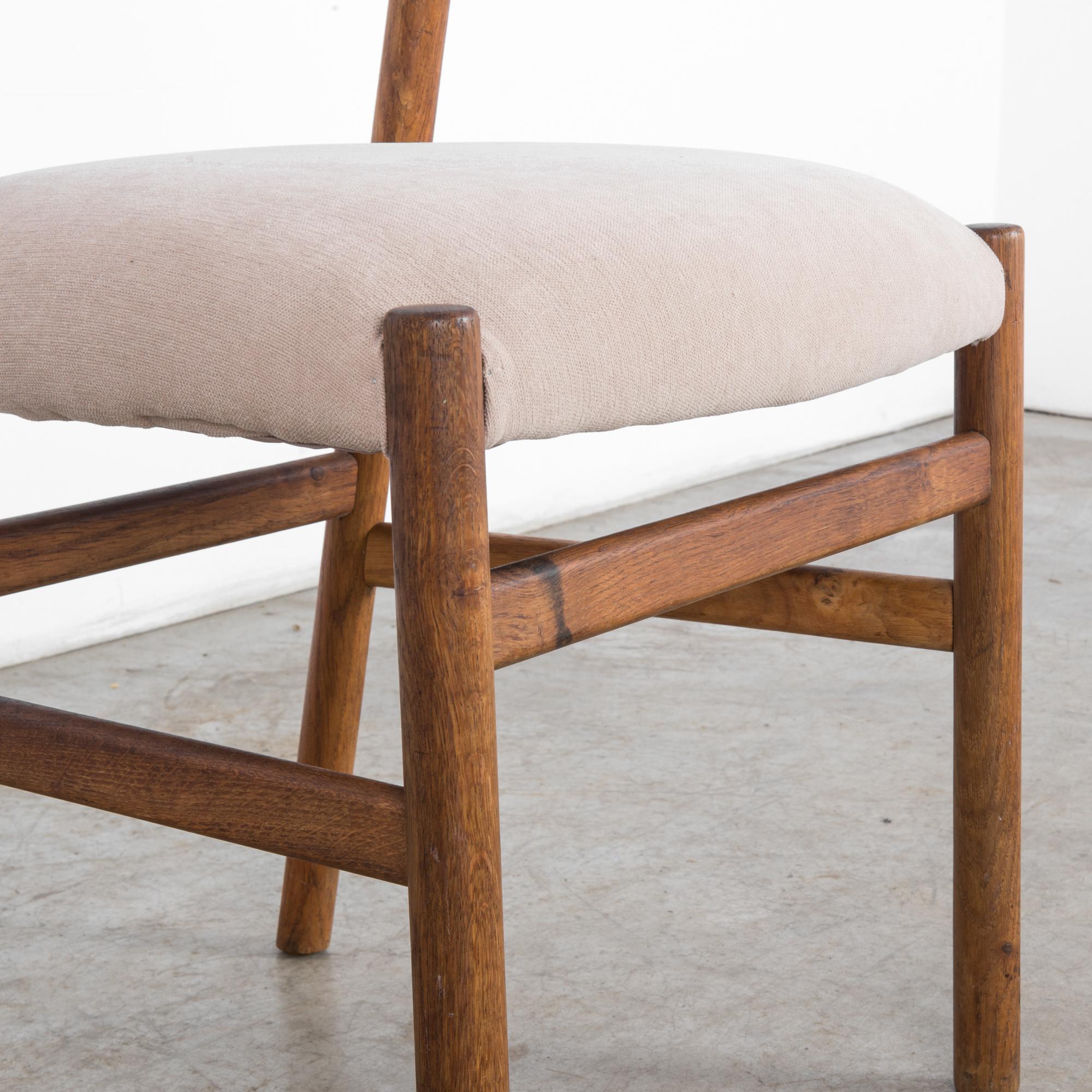 Danish Modern Oak Chair 2
