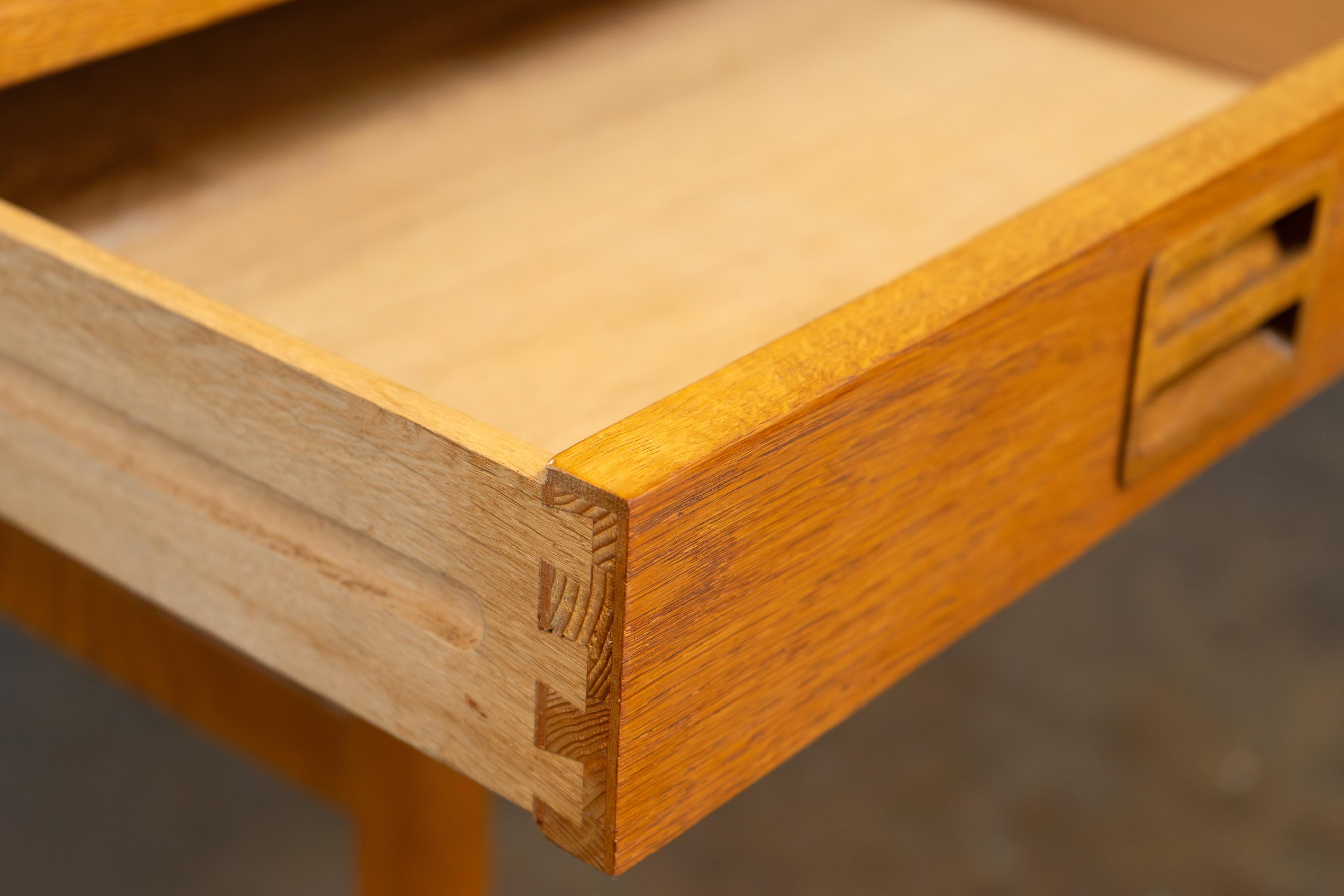 Danish Modern Oak Desk by Nanna Ditzel for Søren Willardsen 14