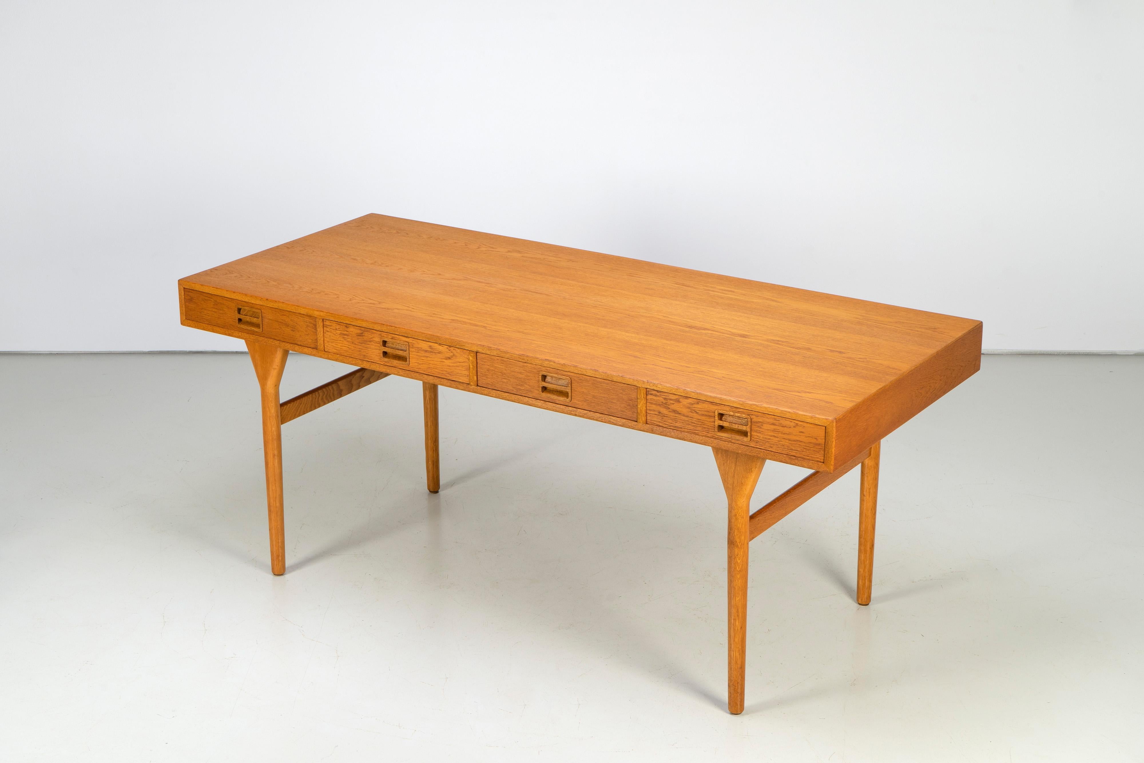20th Century Danish Modern Oak Desk by Nanna Ditzel for Søren Willardsen
