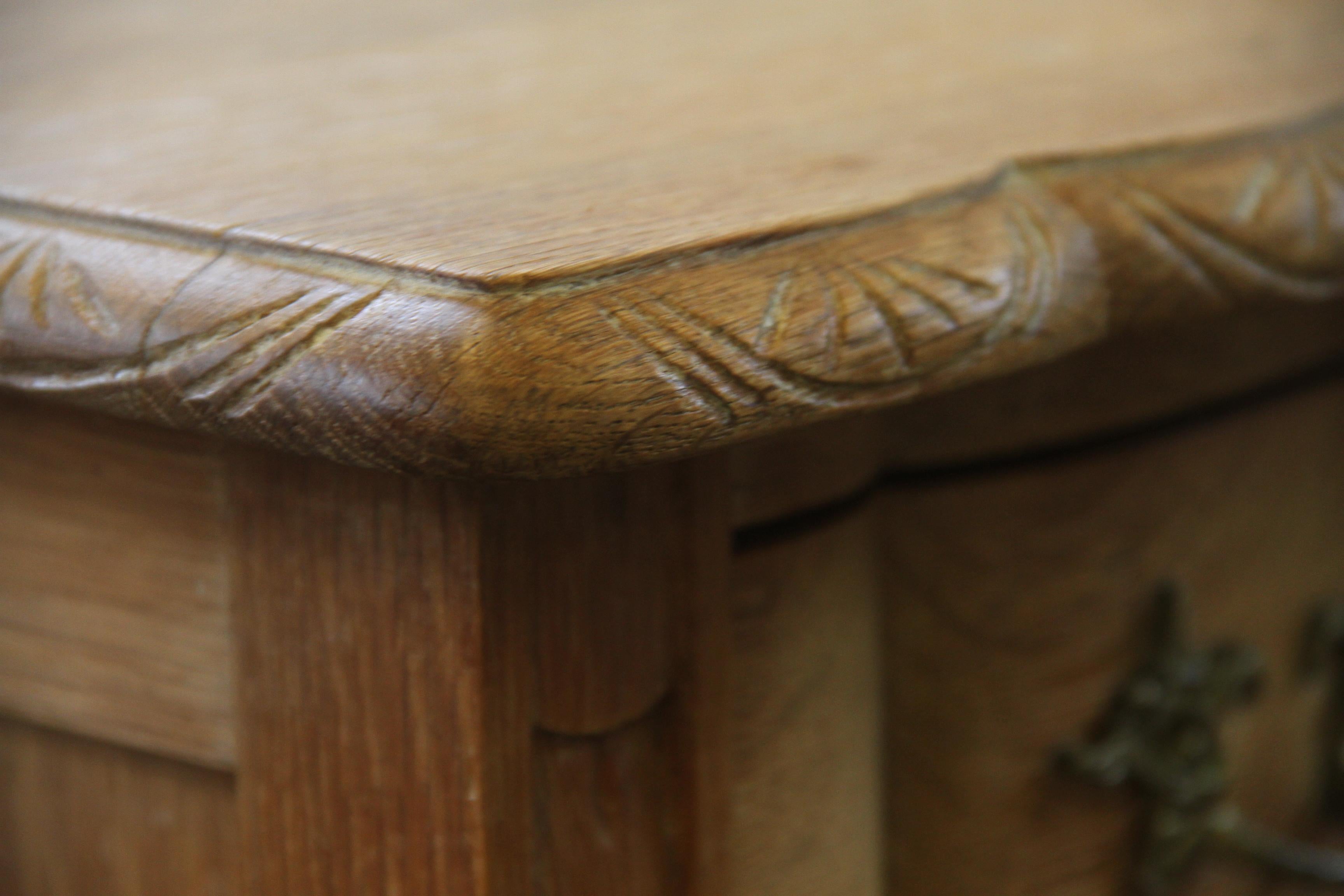 Danish Modern Oak Dressers in the style of Henning Kjærnulf, Bedside/Nightstand 6