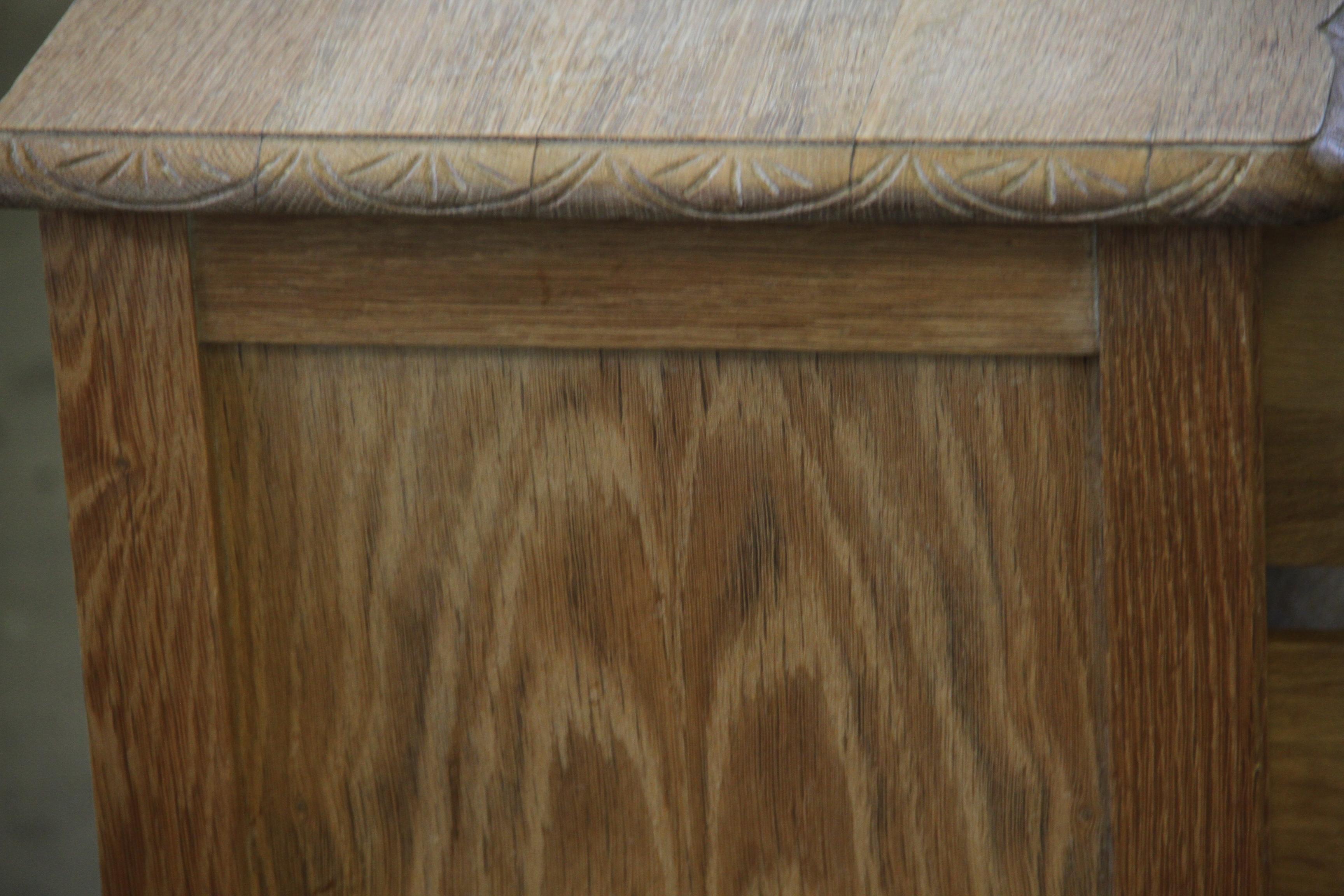 Danish Modern Oak Dressers in the style of Henning Kjærnulf, Bedside/Nightstand 12