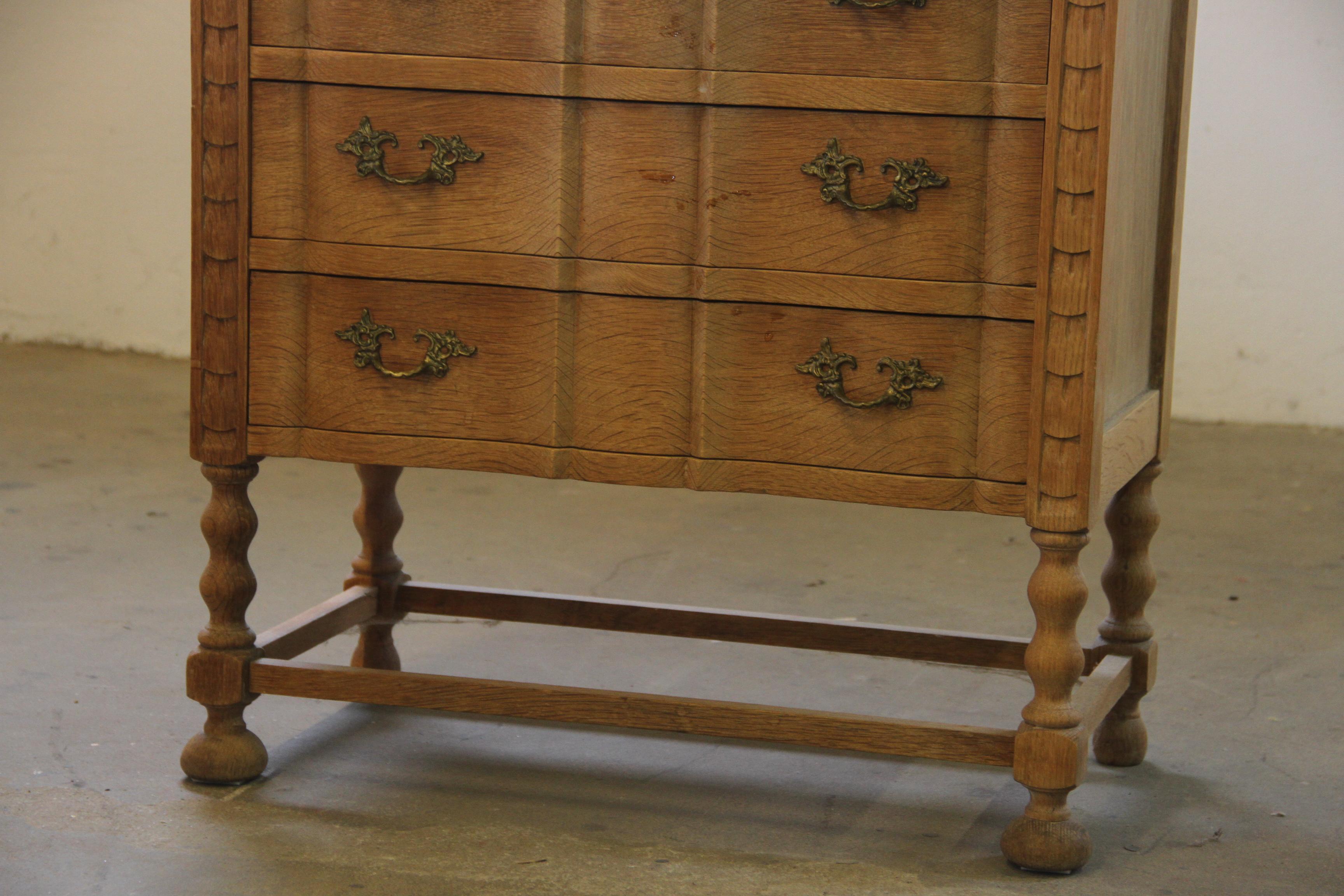 Danish Modern Oak Dressers in the style of Henning Kjærnulf, Bedside/Nightstand 2