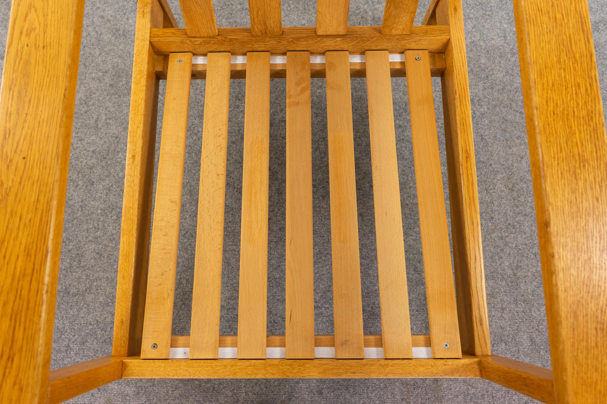 Sillón moderno danés de roble de O.D. Mobler en venta 3