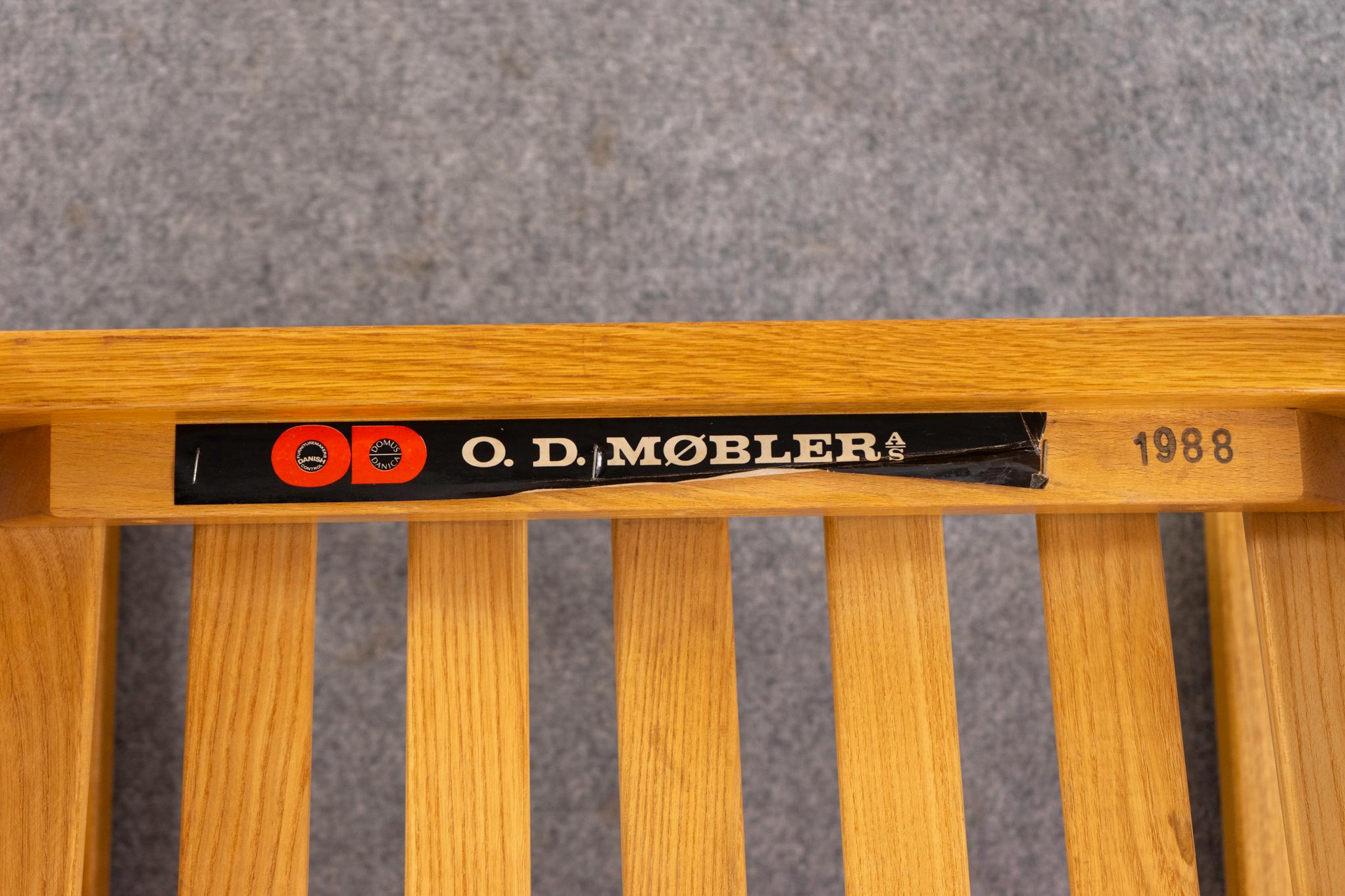 Sillón moderno danés de roble de O.D. Mobler en venta 5