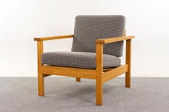 Danish Modern Oak Easy Chair by O.D. Mobler