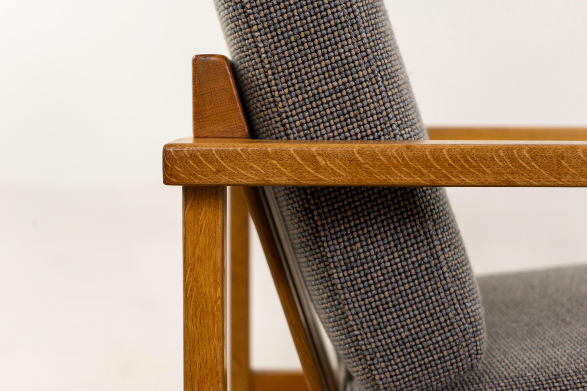 Sillón moderno danés de roble de O.D. Mobler Lana en venta