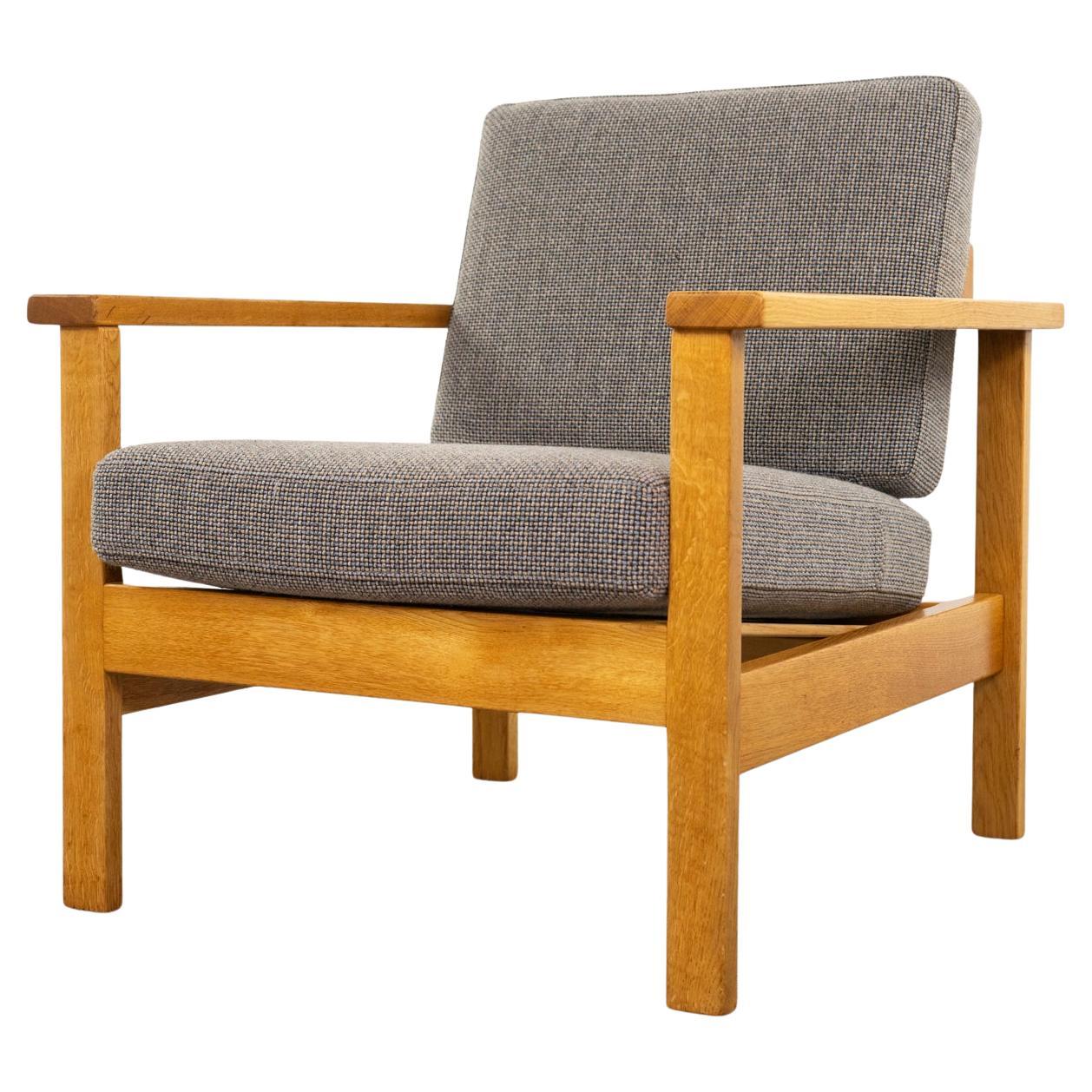 Danish Modern Oak Easy Chair by O.D. Mobler