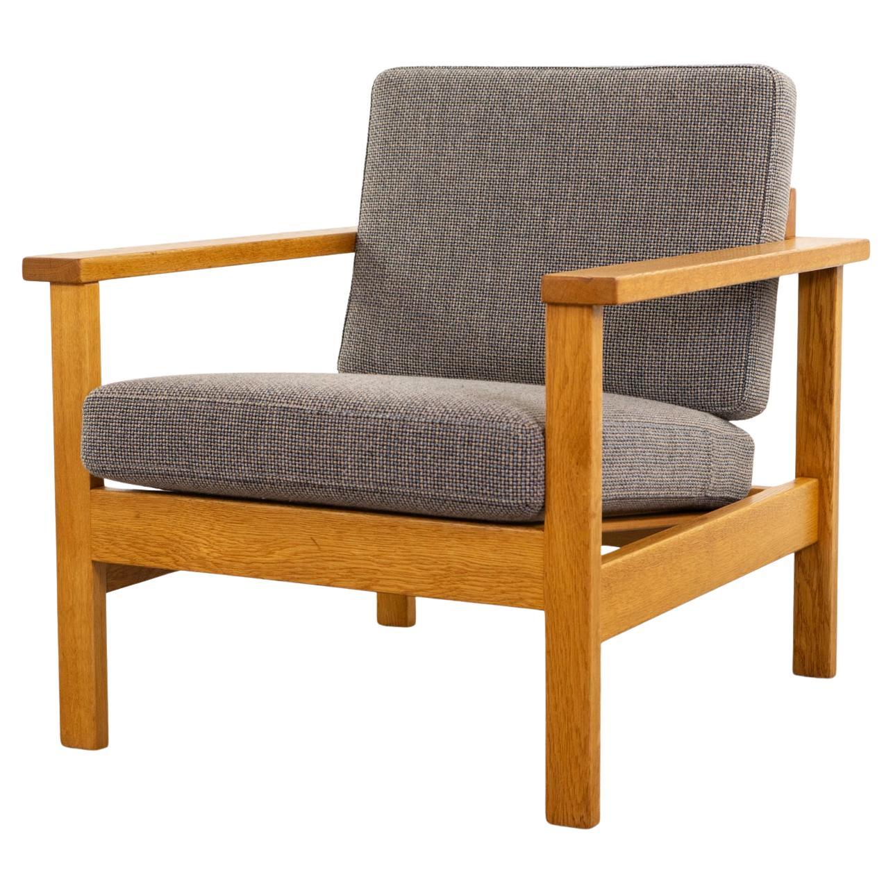 Danish Modern Oak Easy Chair by O.D. Mobler