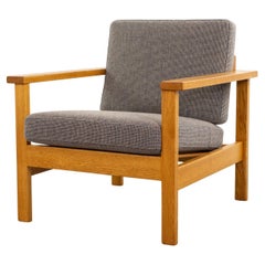 Danish Modern Oak Easy Chair by O.D. Mobler