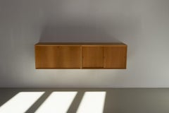 Danish Modern Oak Floating Sideboard by Poul Cadovius for Cado 1960s.