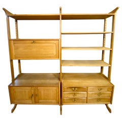 Danish Modern Oak Shelving
