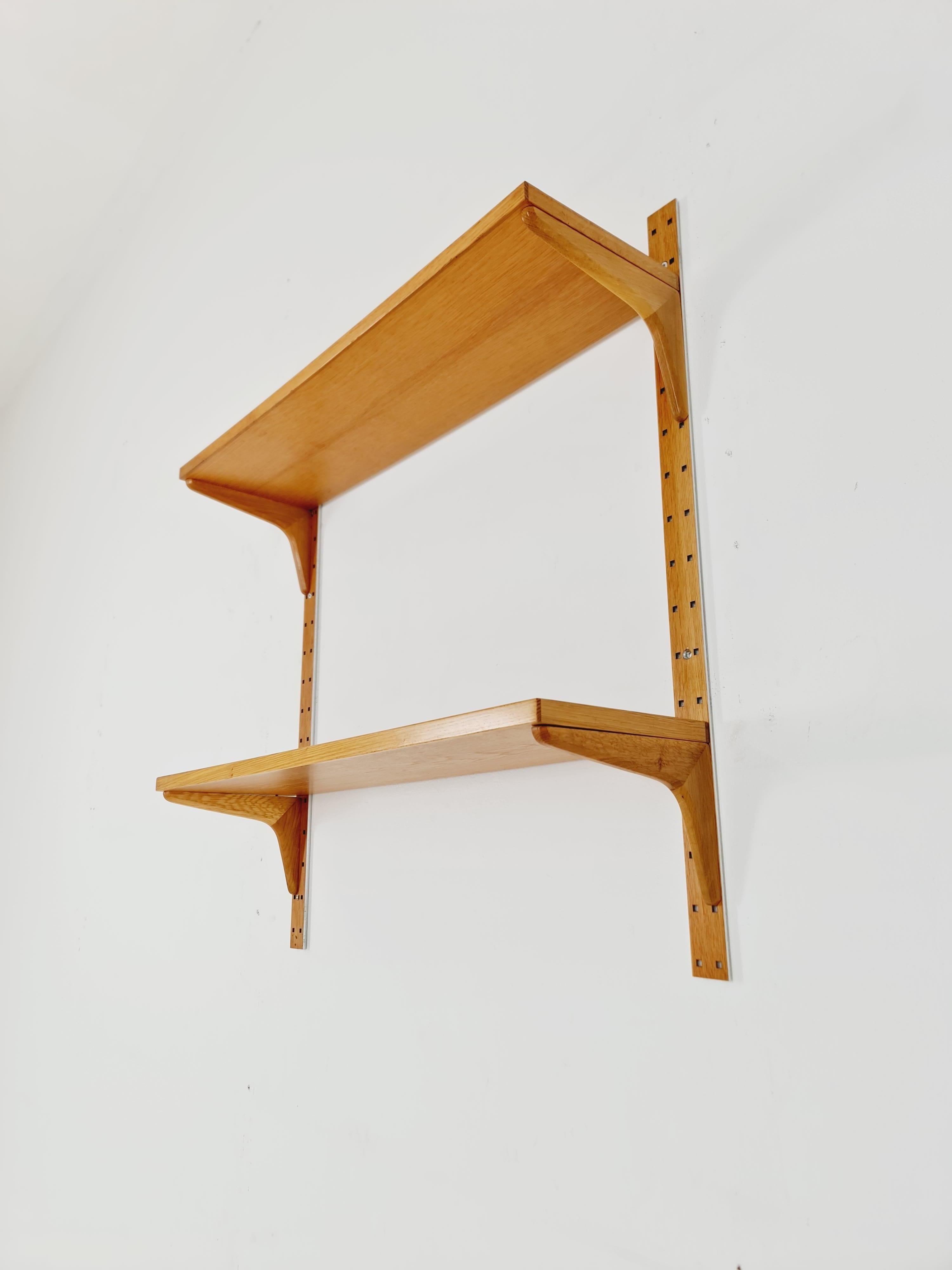 Mid-Century moderno Sistema di scaffali moderni danesi in Oak di Hansen & Guldborg Mobler, Danimarca, anni '60 in vendita