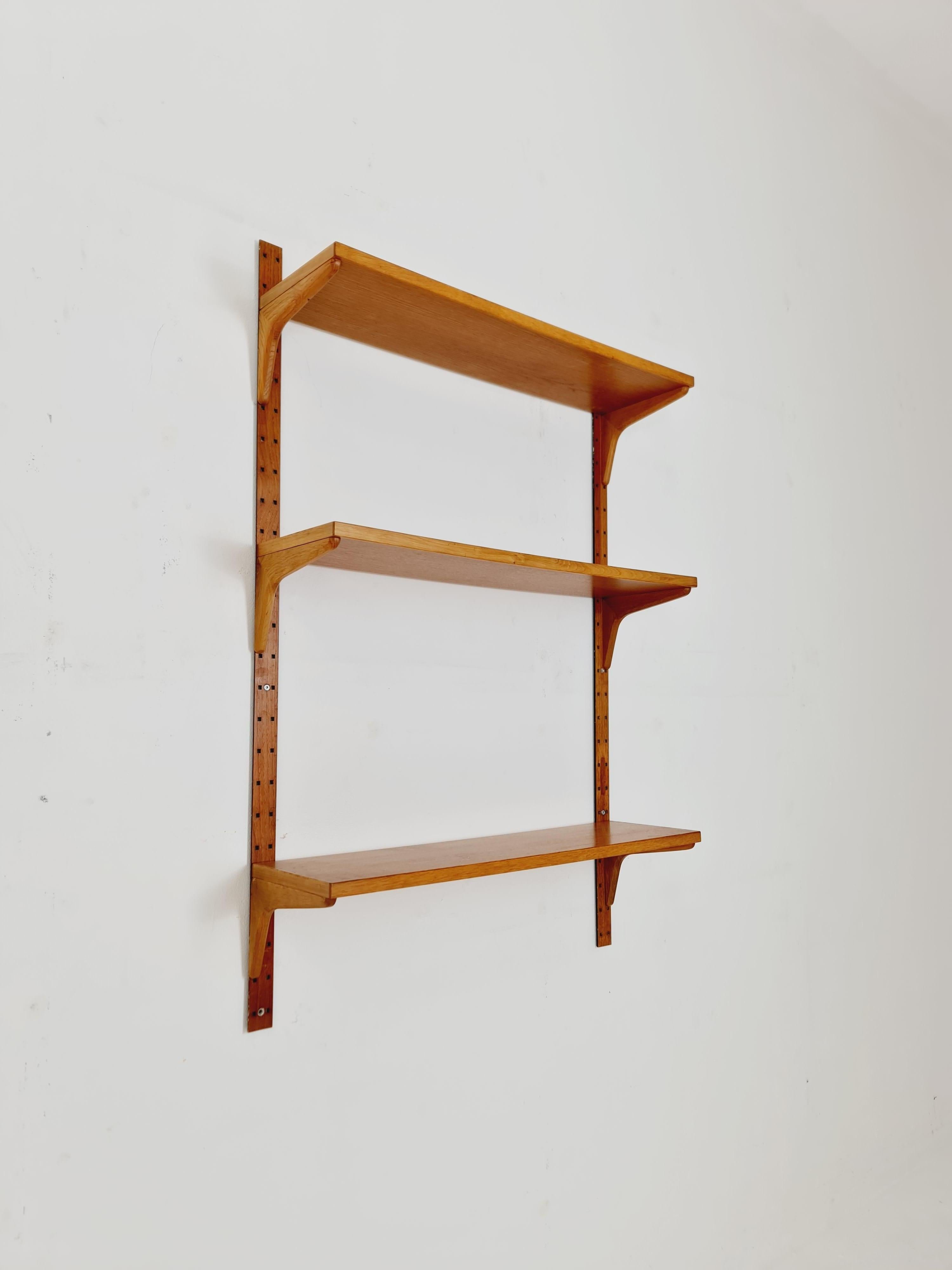 Mid-Century moderno Sistema di scaffali moderni danesi in Oak di Hansen & Guldborg Mobler, Danimarca, anni '60 in vendita