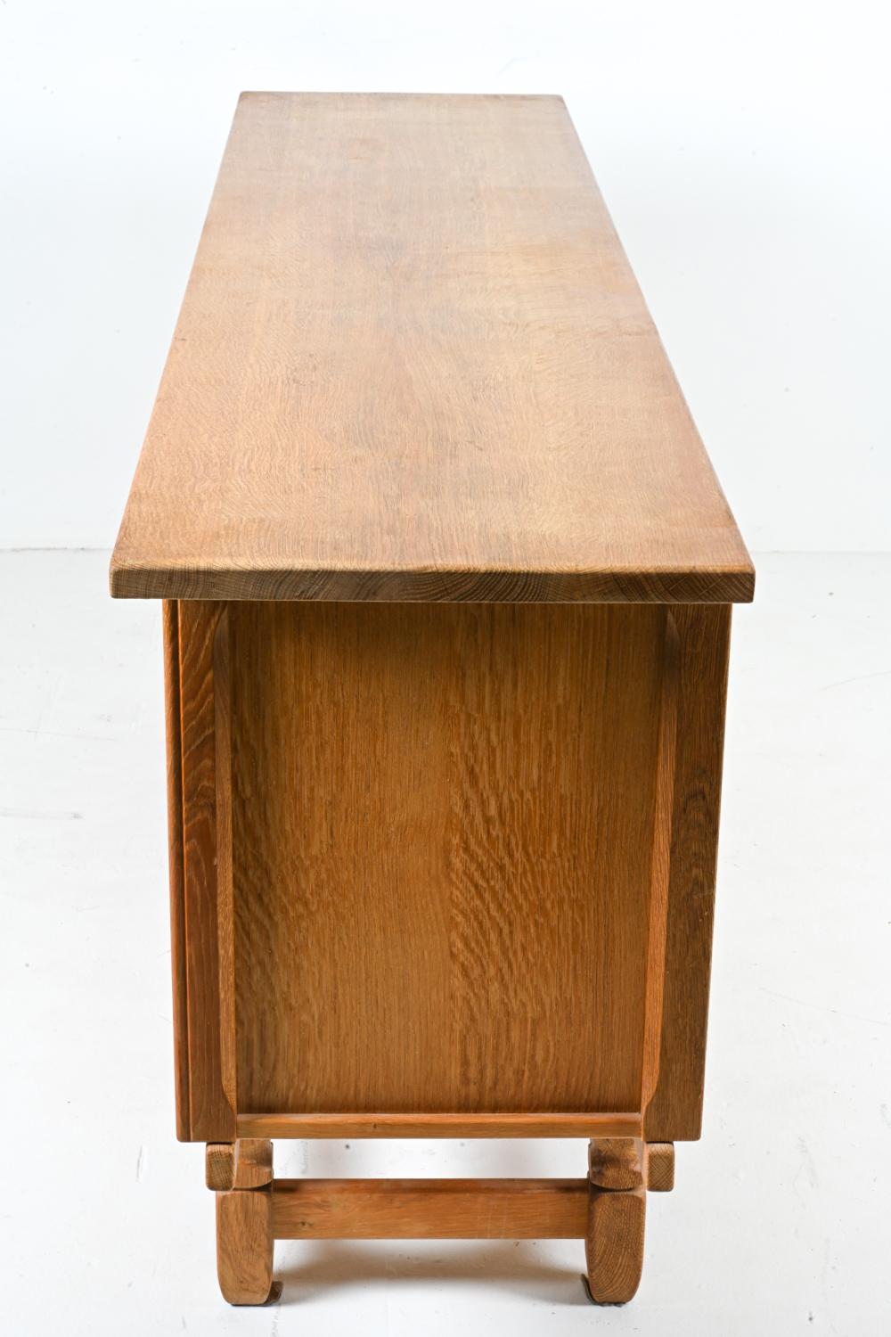Danish Modern Oak Sideboard, Attributed to Henning Kjærnulf For Sale 6