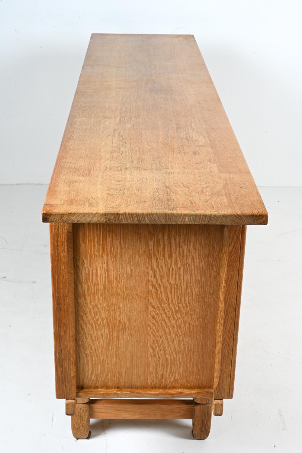 Danish Modern Oak Sideboard, Attributed to Henning Kjærnulf For Sale 10
