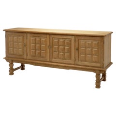 Danish Modern Oak Sideboard by Henning Kjærnulf (Attr.), Denmark ca 1970s