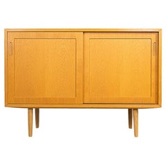 Vintage Danish Modern Oak Sideboard by Hundevad