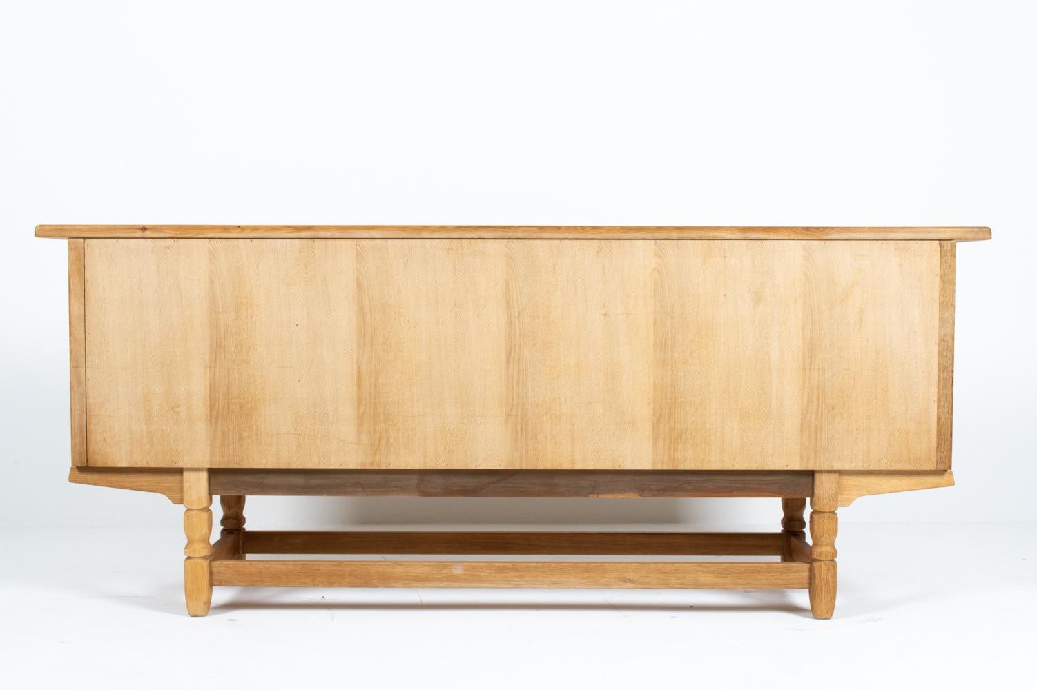 Danish Modern Oak Sideboard in the Manner of Henning Kjærnulf For Sale 8