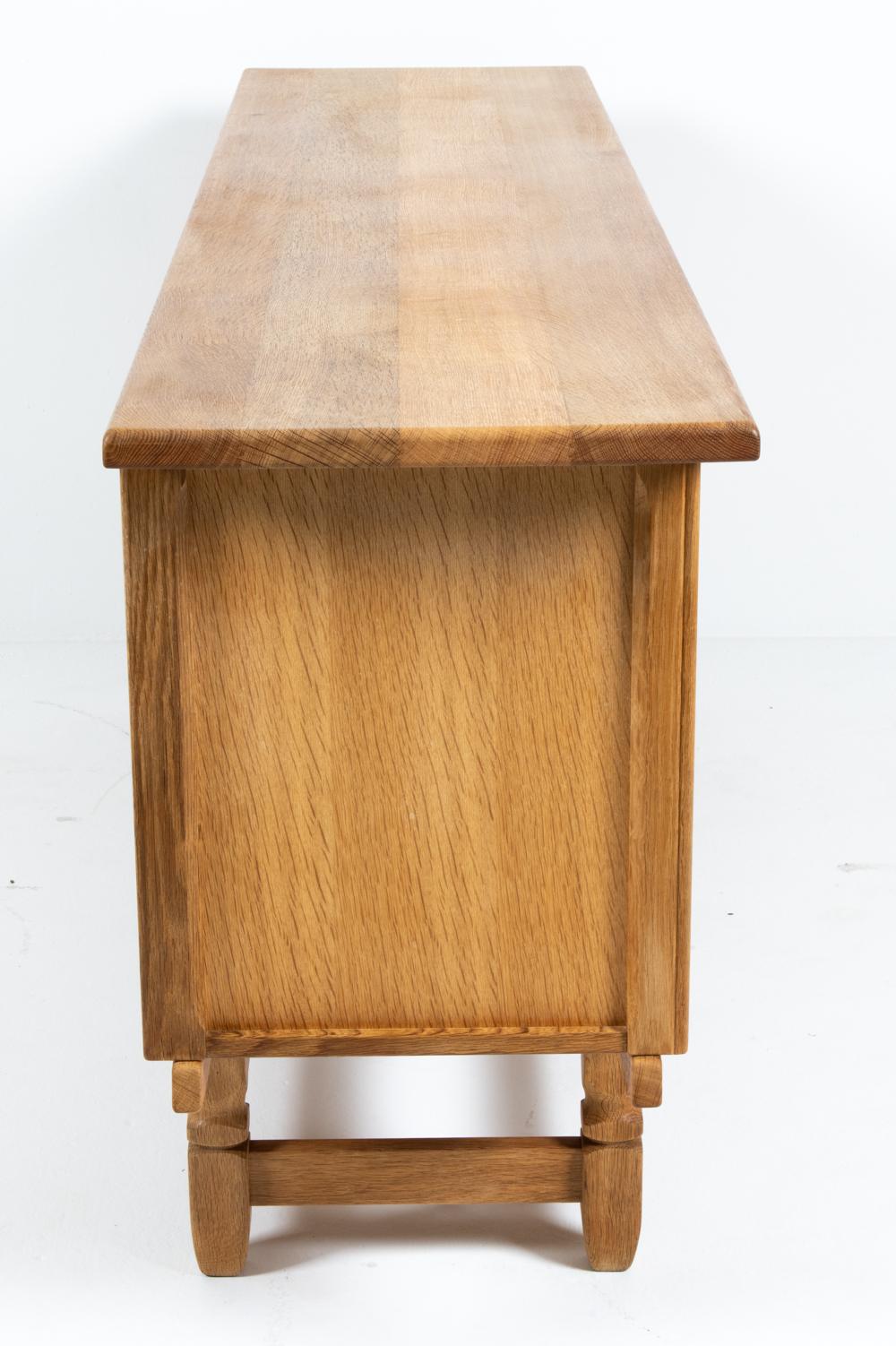 Danish Modern Oak Sideboard in the Manner of Henning Kjærnulf For Sale 9