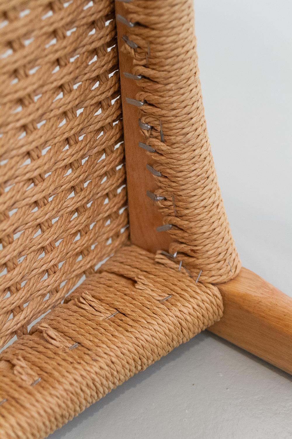 Danish Modern Oak Stool by Peder Kristensen for Glyngøre Stolefabrik, 1960s. For Sale 5