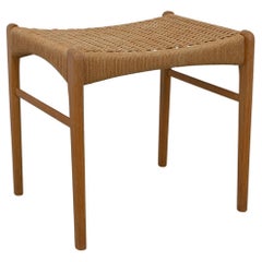 Danish Modern Oak Stool by Peder Kristensen for Glyngøre Stolefabrik, 1960s.