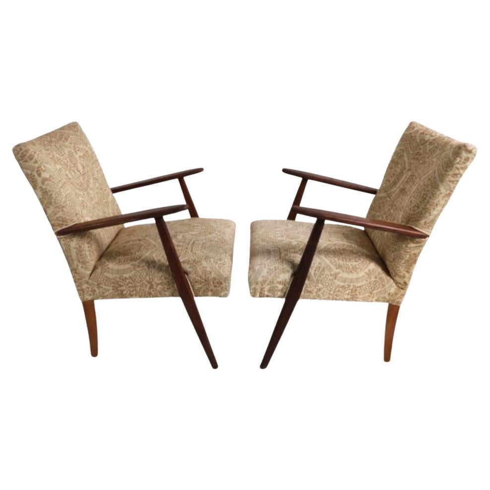 Danish Modern Occasional Living Room Armchairs For Sale
