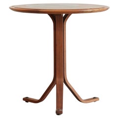 Tavolo da salotto moderno danese di Selig, teak con intarsi in ardesia, anni '50