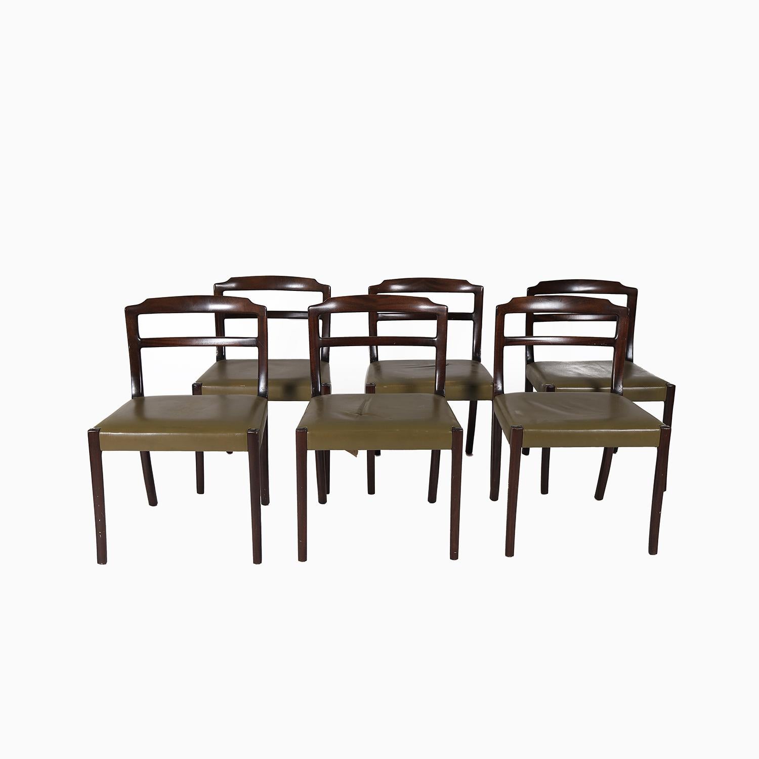 Danish Modern Ole Wanscher Dining Chairs