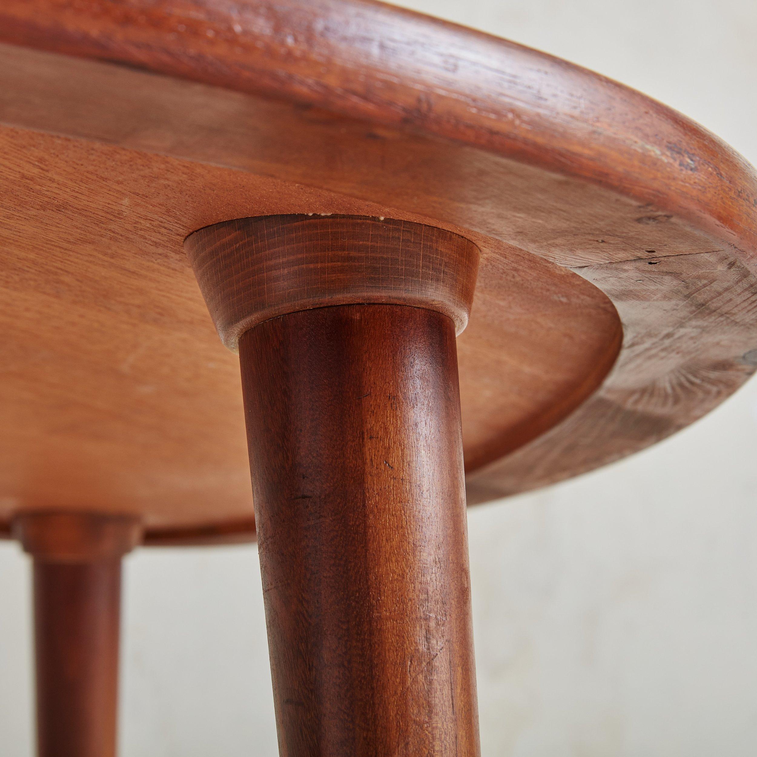 Wood Danish Modern Organic Form Coffee Table, Mid 20th Century For Sale
