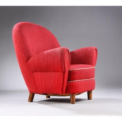 Danish Modern Organic-Shaped Chair