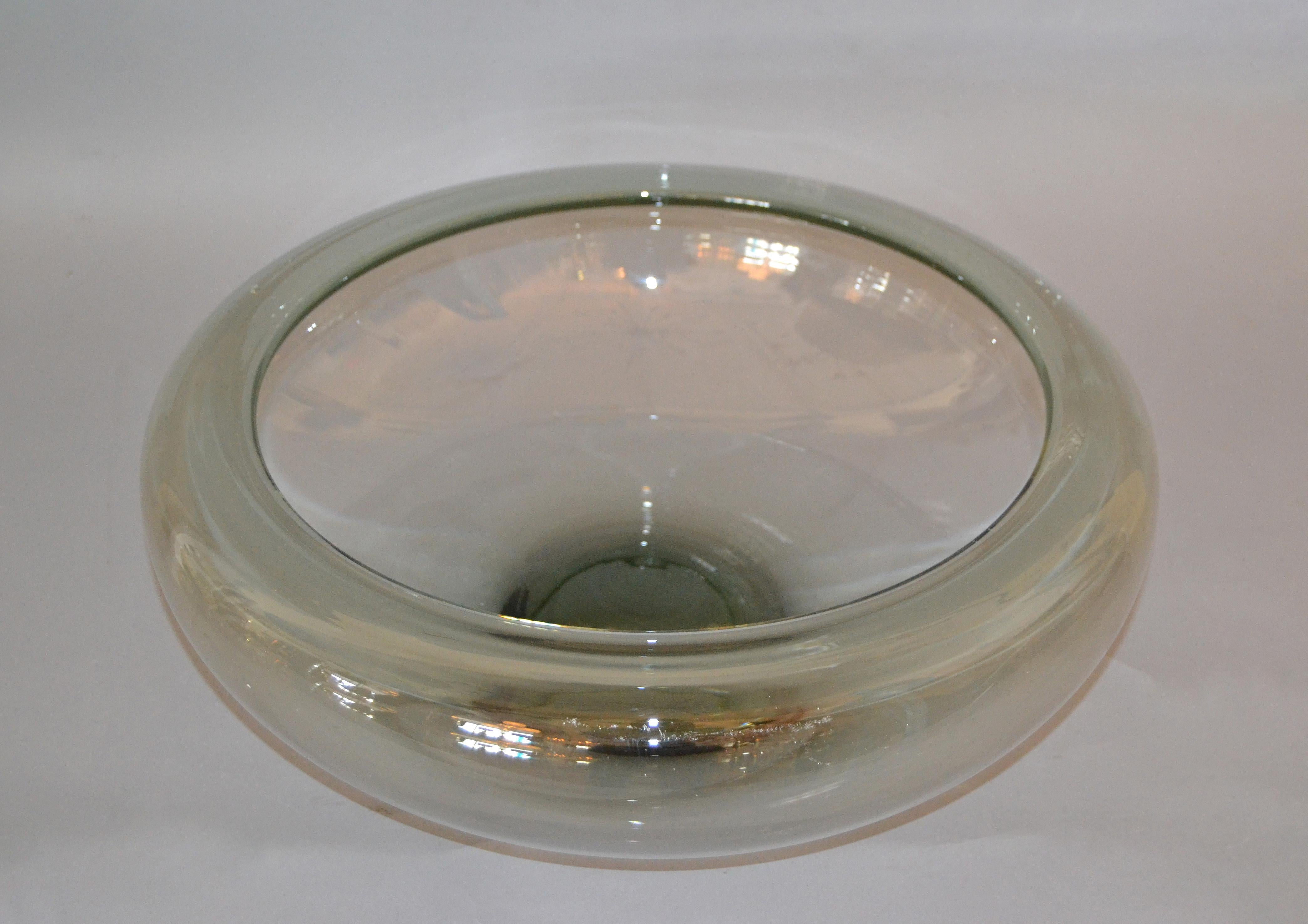 huge glass bowl