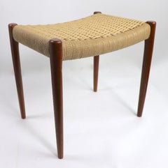 Danish Modern Ottoman Stool by J. L. Moller