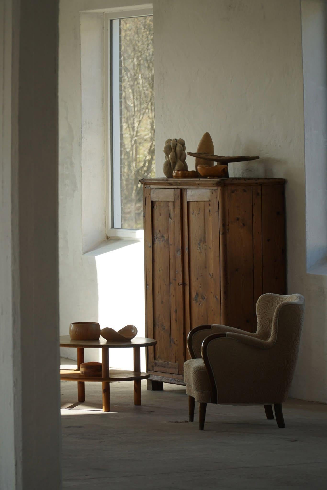 Danish Modern Oval Coffee Table in Solid Pine, Rainer Daumiller, 1970s 3