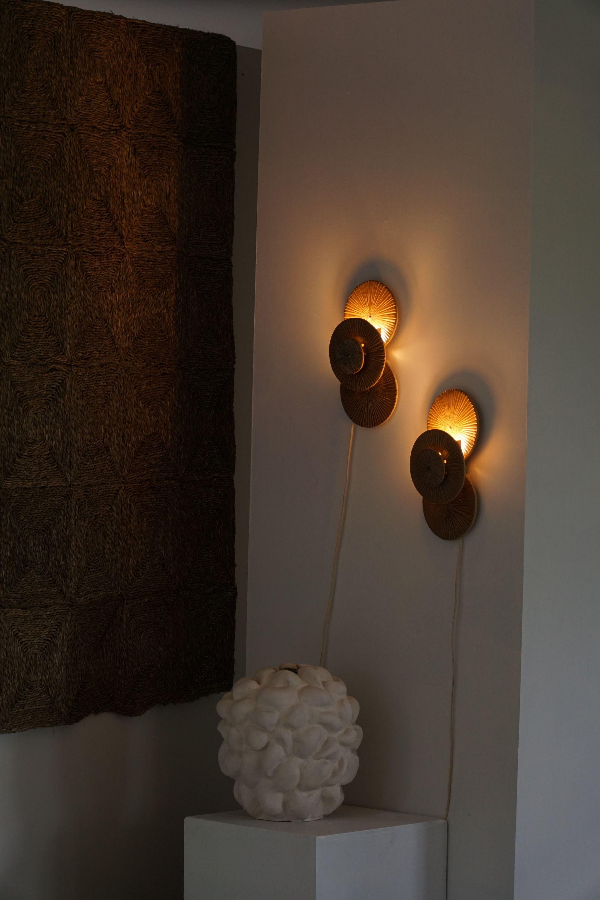 Danish modern pair of ceramic wall lamps from the 1970s, produced by the Danish company Axella. A decorative pair made of ceramic in various shades of brown. 

The pair is in a great vintage condition.

Other honorable mentions from this Danish