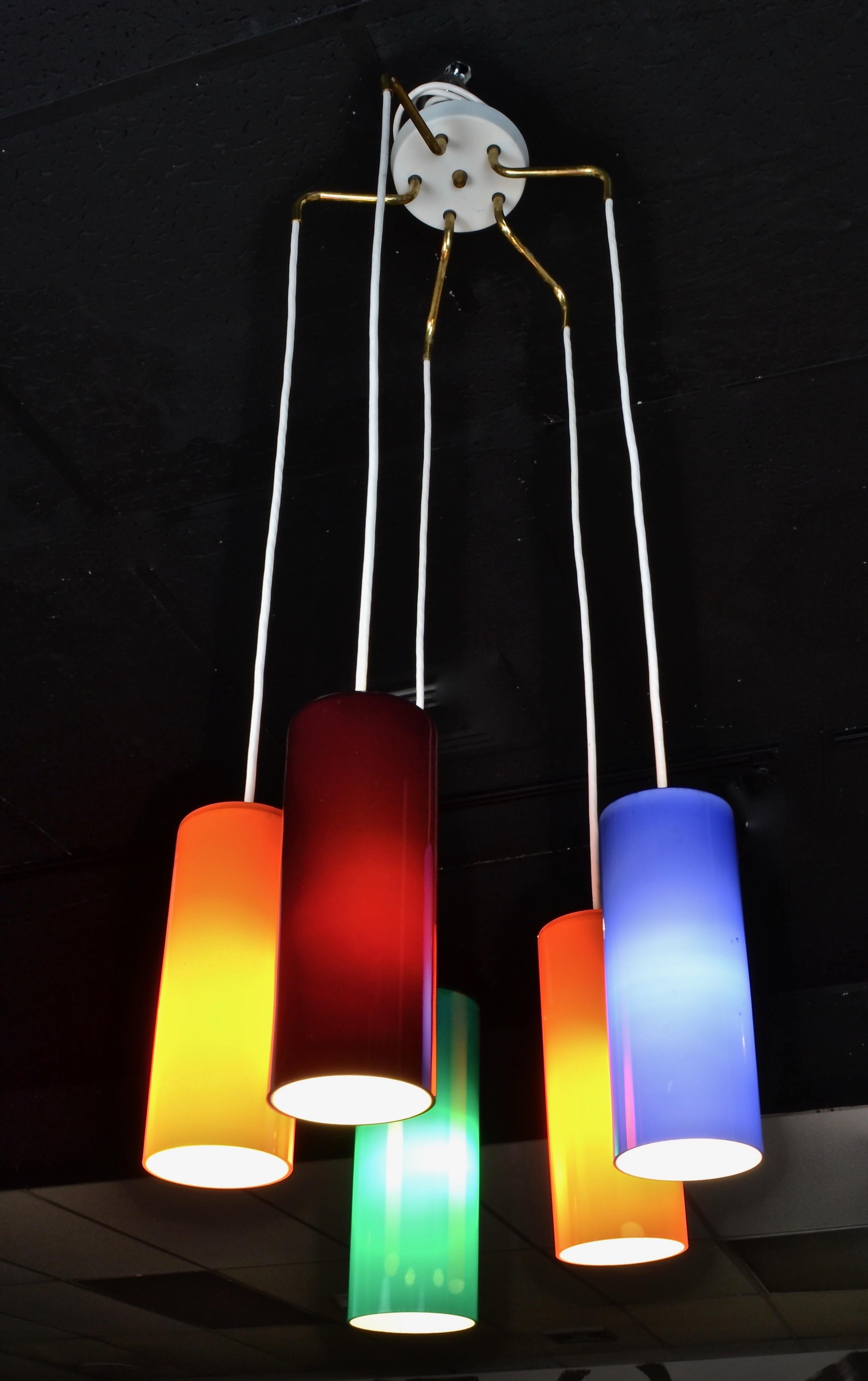 Scandinave moderne Lustre à suspension moderne danois:: années 1960 en vente