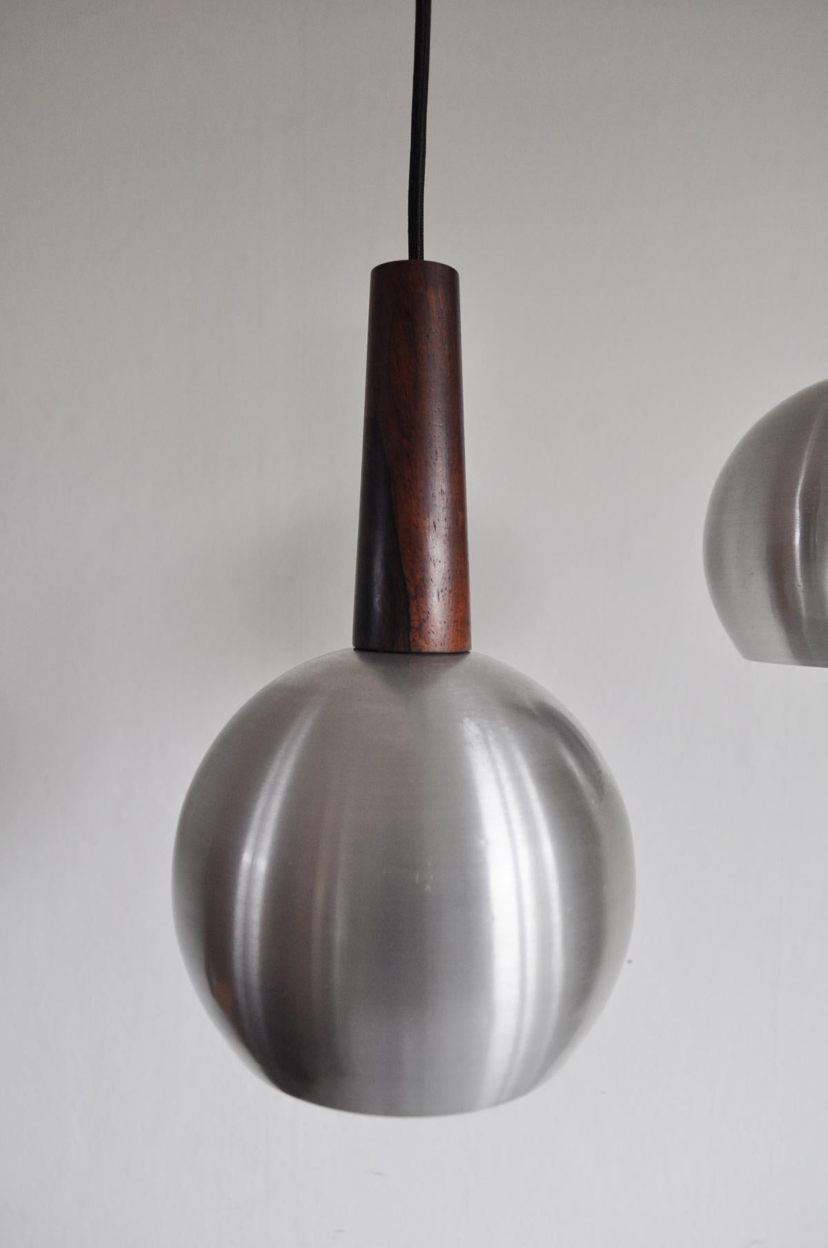 20th Century Danish Modern Pendants in the Style of Verner Panton, 1960s For Sale