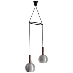 Danish Modern Pendants in the Style of Verner Panton, 1960s