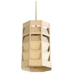 Danish Modern Perforated Metal Pendant Light by Poul Gernes for Louis Poulsen