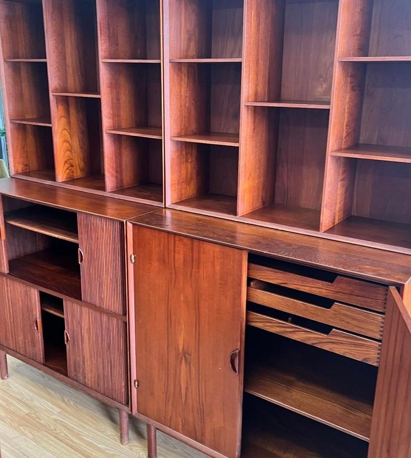 Mid-Century moderno Scatole in teak in stile moderno danese di Peter Hvidt & Orla Mølgaard-Nielsen per Søborg, anni '60 in vendita