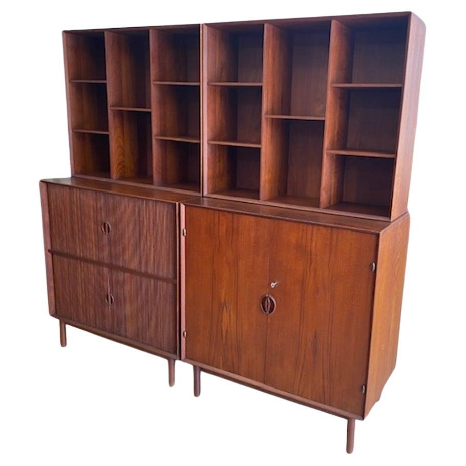 Scatole in teak in stile moderno danese di Peter Hvidt & Orla Mølgaard-Nielsen per Søborg, anni '60