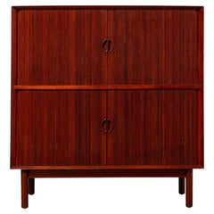 Armoire à rideaux à deux niveaux de style moderne danois Peter Hvidt & Orla Mølgaard-Nielsen