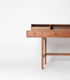 Bureau moderne danois en teck Peter Løvig Nielsen à abattant